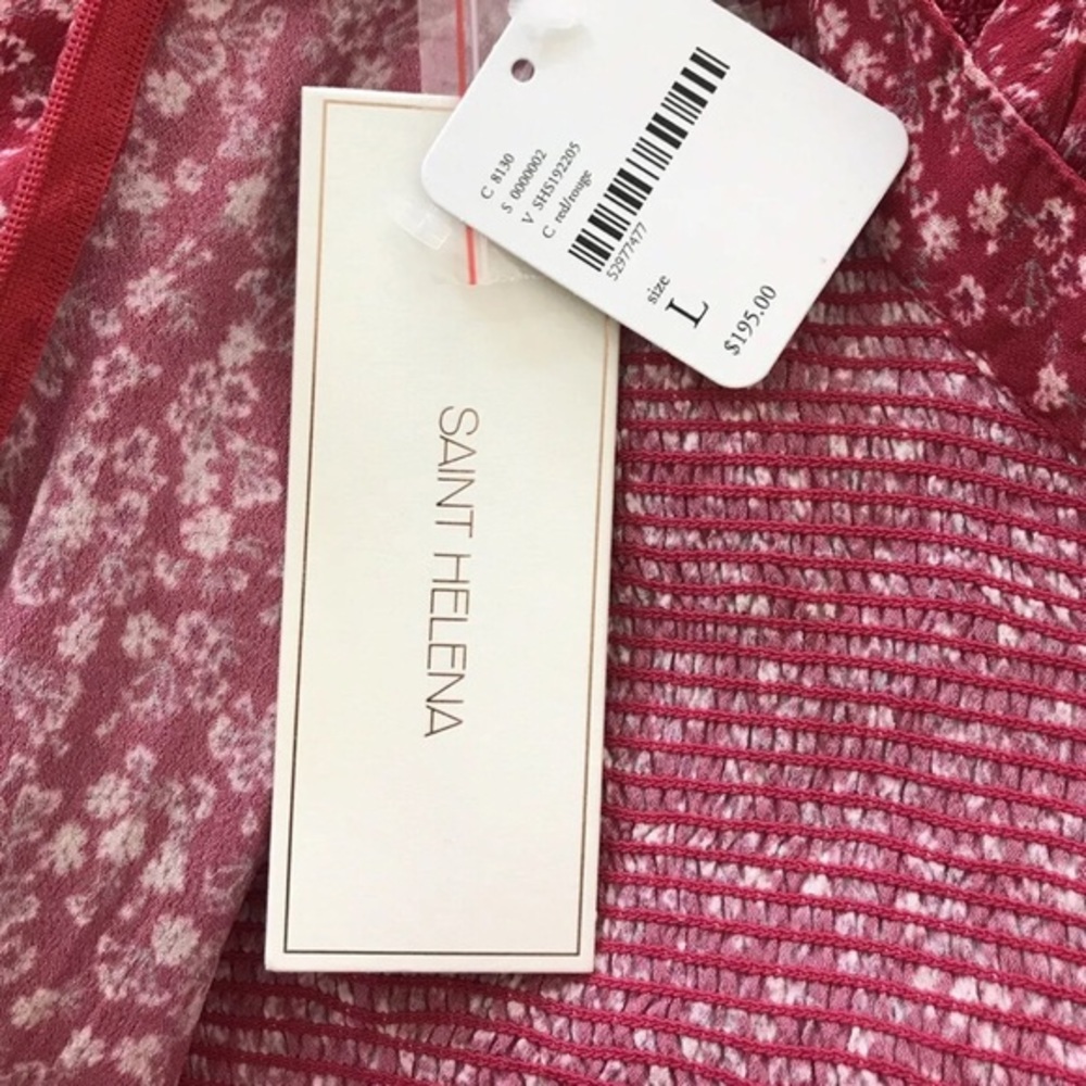 FREE PEOPLE SAINT HELENA SHANGRI PRINTED JUMPSUIT large - Picture 4 of 9